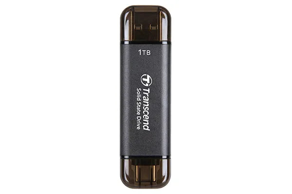 TRANSCEND 256GB ESD310C USB3.2 TYPE C AND A OTG COMPACT PORTABLE SSD - TechDriven Technologies