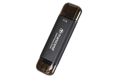 TRANSCEND 256GB ESD310C USB3.2 TYPE C AND A OTG COMPACT PORTABLE SSD - TechDriven Technologies