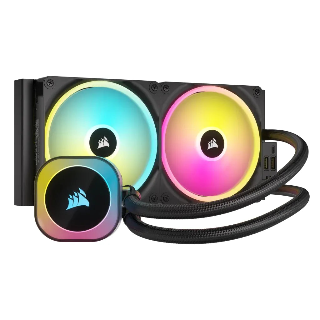 CORSAIR iCUE LINK H115i RGB Liquid CPU Cooler - QX140 RGB Fans - 280mm Radiator - Fits Intel® LGA 1700; AMD® AM5 - Hub included - TechDriven Technologies