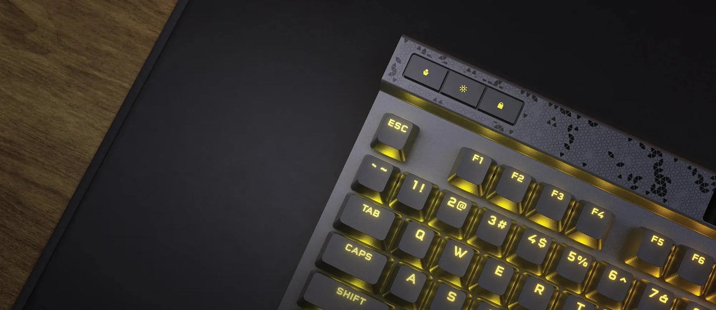 CORSAIR K70 MAX RGB Magnetic-Mechanical Gaming Keyboard; Adjustable CORSAIR MGX Switches; Steel Gray - TechDriven Technologies