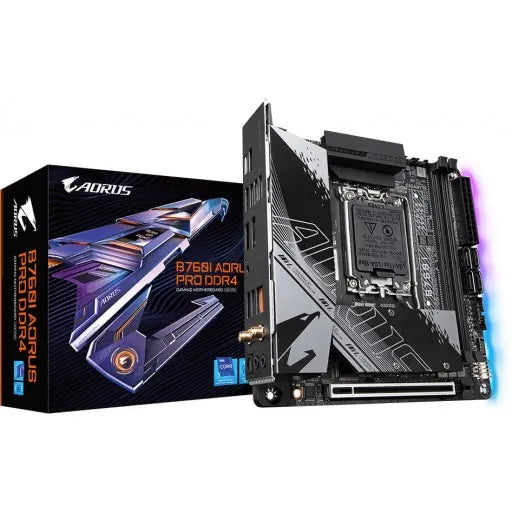 GIGABYTE Motherboartd Intel® B760 Chipset for LGA 1700; 2x DDR5; 2x M2; 1xDP/1xHDMI; ITX