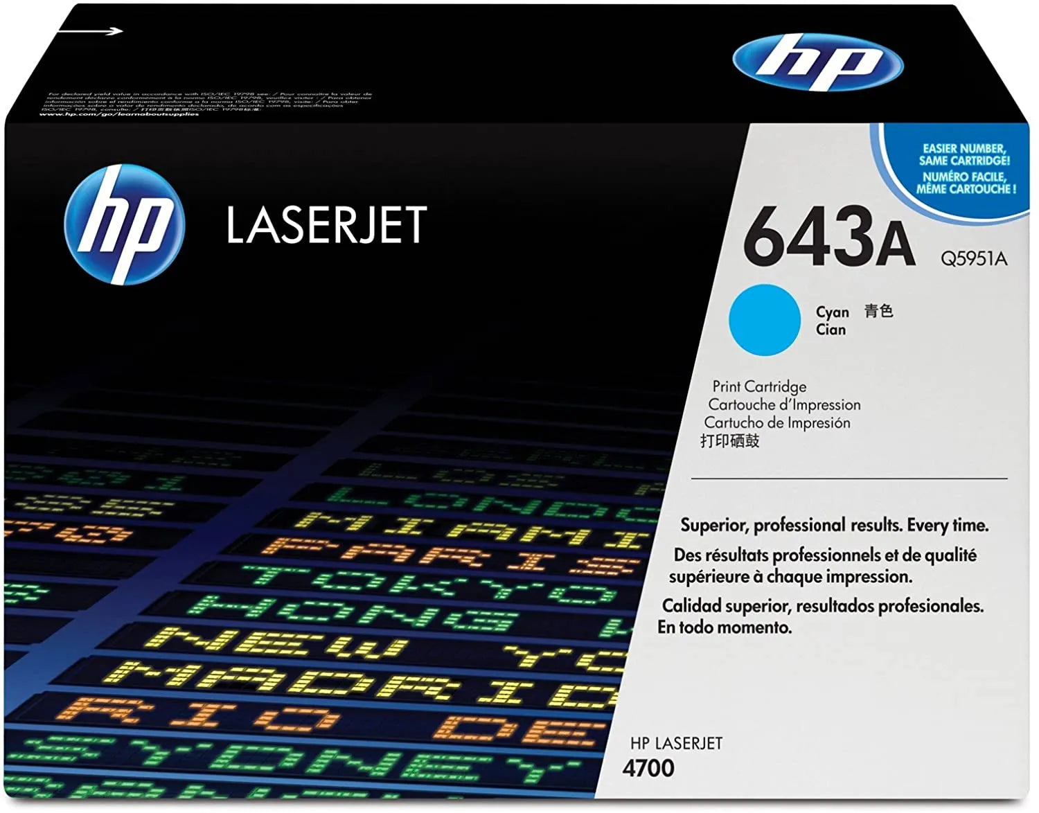 HP 643A Cyan Toner - 10000 Pages. - TechDriven Technologies